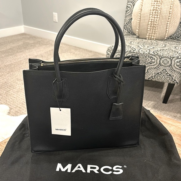 ⭐️ NWT MARCS Ava Leather Tote - Picture 2 of 10